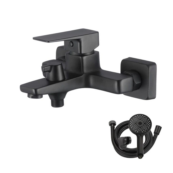 Смеситель для ванны черный NARCIS, NAR06-310BL-25201 NAR06-310BL-25201