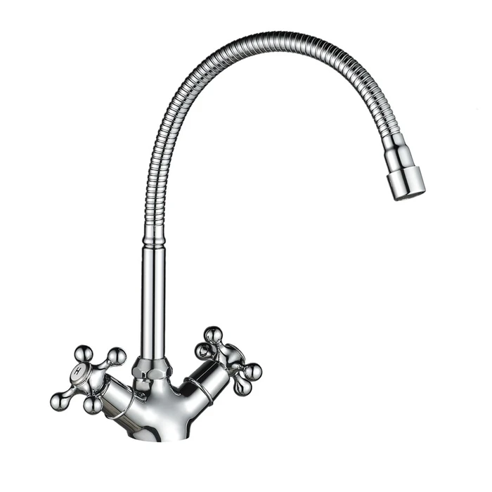 Смеситель для кухни с гибким изливом RASSVET, RAS02-180 RAS02-180