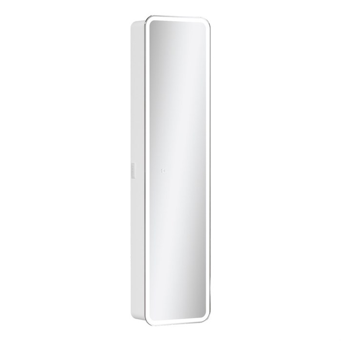 Пенал EQUIL зеркальный EQUIL Soldi LED 40 подвесной белый софт ppSOLDI40 - фото 191651