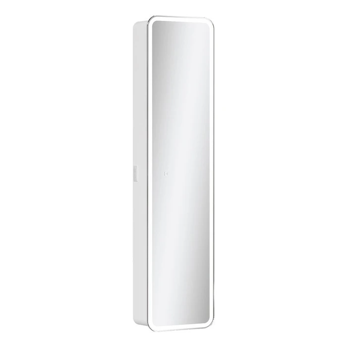 Пенал EQUIL зеркальный EQUIL Soldi LED 40 подвесной белый софт ppSOLDI40