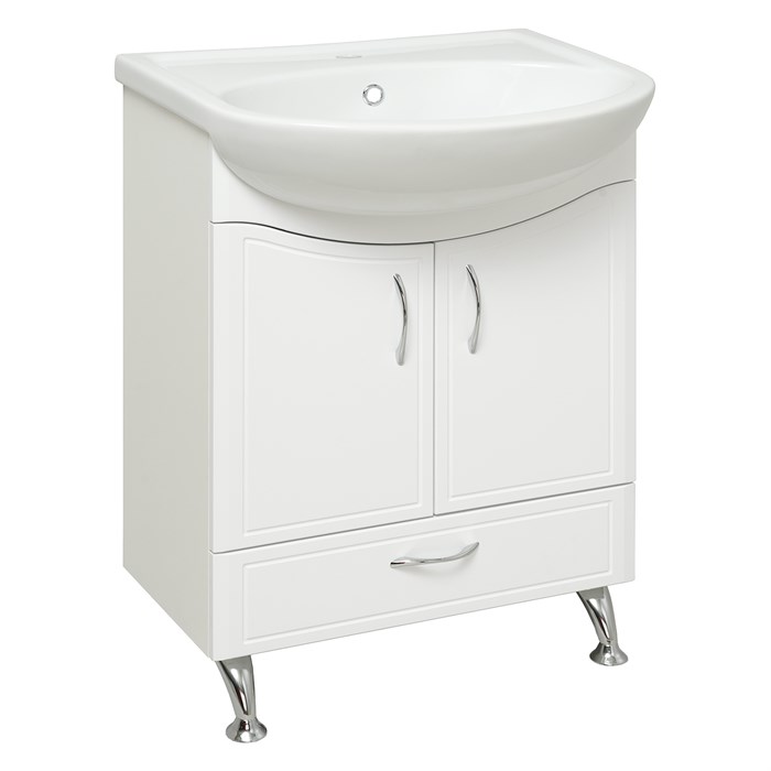 Тумба под раковину Runo  (под умывальник Уют 60) Севилья 60 (00000000791) 791