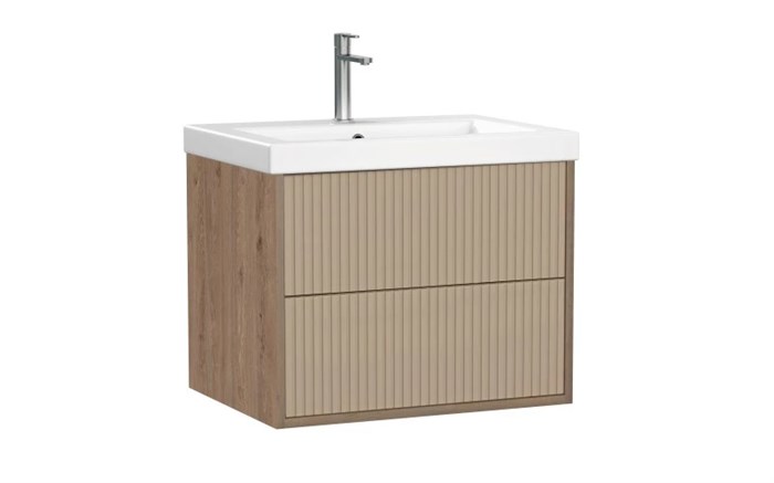 Тумба под раковину подвесная CERSANIT CLASSIC RIBBLE 60 для COMO 60 бежевый (69277) 69277 - фото 193723