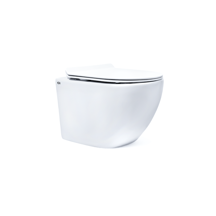 BERTA RIMLESS Безободковый подвесной унитаз CHARUS, EWC700-120W, белый, санфарфор EWC700-120W - фото 193832