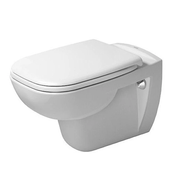 Duravit D-Code Унитаз подвесной Rimless® в комплекте с сиденьем Soft Close 359x545x410 45700900A1