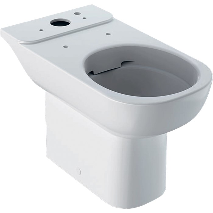 Geberit Smyle Чаша унитаза напольного  безободковая Rimfree® для смывного бачка наружного монтажа, глубина 64 см 500.212.01.1 500.212.01.1 - фото 194388