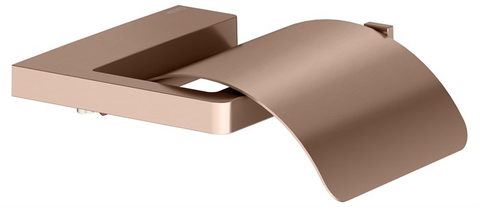 Держатель для туалетной бумаги KEUCO MOLL, 12760290000, с крышкой, красное золото шлифованное 12760290000 - фото 195009