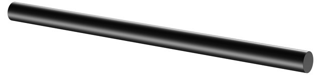 Полотенцедержатель KEUCO REVA, 12820370000, 450 мм, черный матовый (RAL 9011) 12820370000 - фото 196784
