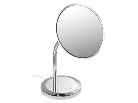 Косметическое зеркало с подсветкой KEUCO ELEGANCE, 17677019000, настольное, Хром/глянцевый,  Латунь/стекло 17677019000 - фото 196906