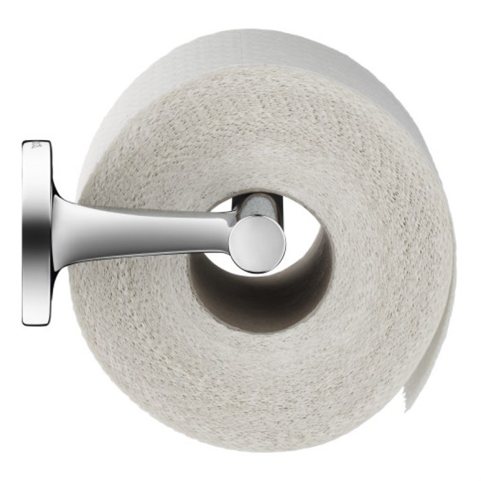 Держатель для туалетной бумаги Duravit Starck T 0099371000, открытая форма, латунь, хром 0099371000 - фото 199032