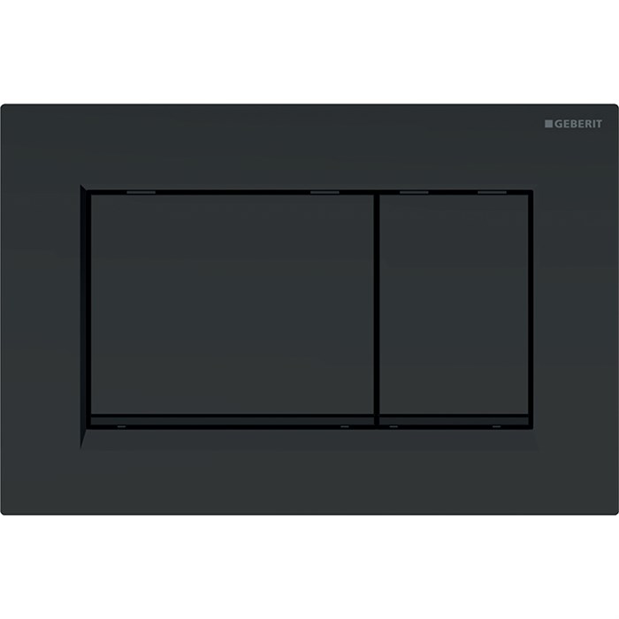 Кнопка смыва Geberit Sigma30 115.883.16.1, двойной смыв, цвет: черный 115.883.16.1 - фото 200013