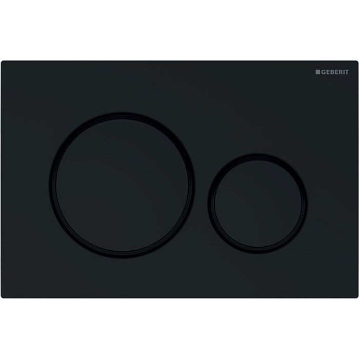 Кнопка смыва Geberit Sigma20 115.882.DW.1, двойной смыв, цвет: черный 115.882.DW.1 - фото 200029