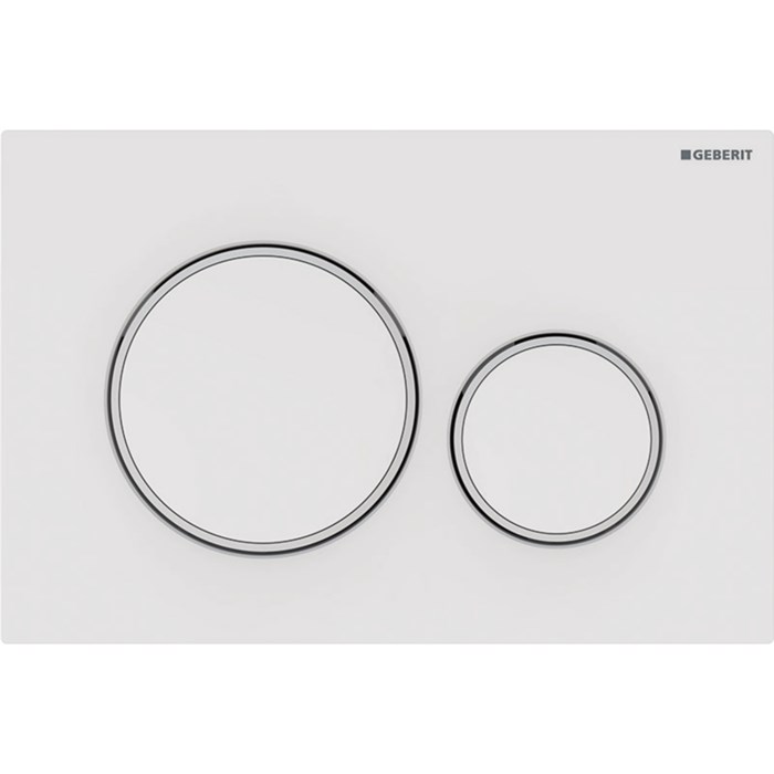 Кнопка смыва Geberit Sigma20 115.882.11.1, двойной смыв, цвет: белый 115.882.11.1 - фото 200033