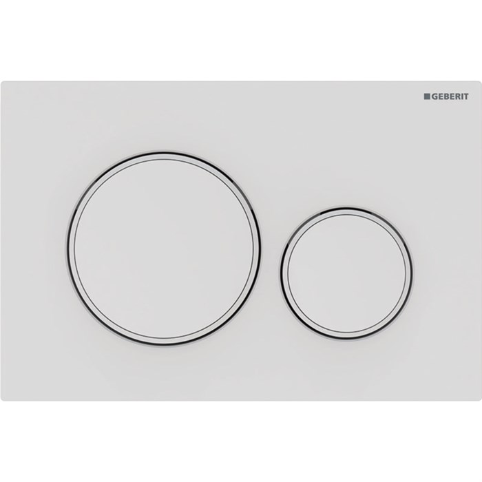 Кнопка смыва Geberit Sigma20 115.882.01.1, двойной смыв, цвет: белый 115.882.01.1 - фото 200037