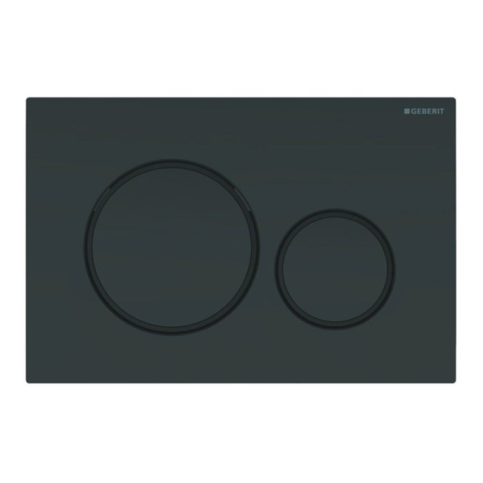 Кнопка для инсталляции Geberit Sigma20 115.882.16.1, двойной смыв, черный матовый 115.882.16.1 - фото 200056