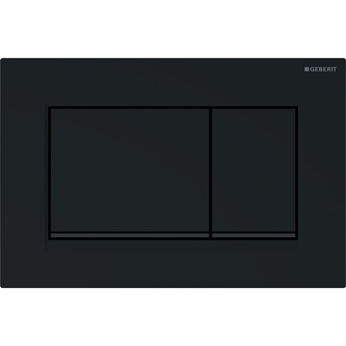 Кнопка смыва Geberit Sigma30 115.883.DW.1, двойной смыв, цвет: черный 115.883.DW.1 - фото 200061