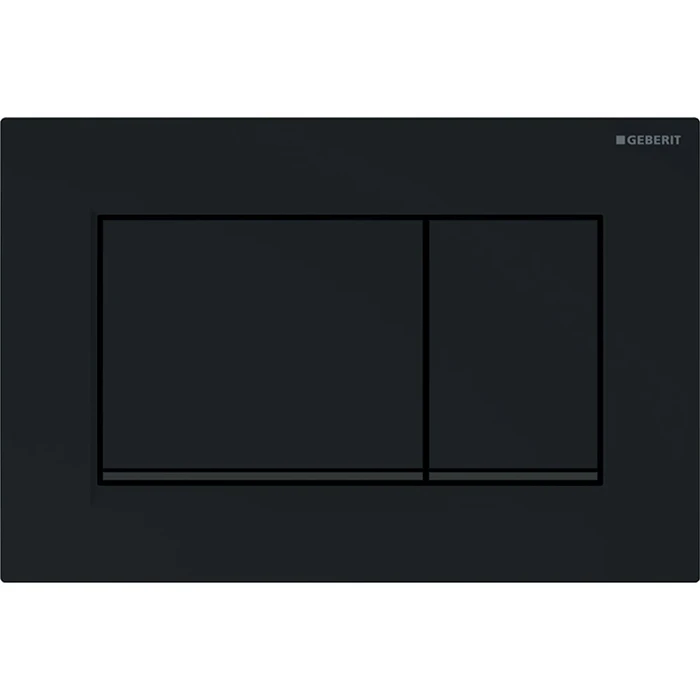 115.883.DW.1 Sigma30 Смывная клавиша, двойной смыв: черные, черный глянец 115.883.DW.1