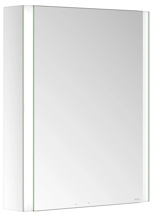 Зеркальный шкаф KEUCO Somaris, 14501001101, с подсветкой, 600х710х127 мм, к/ф: алюминий/зеркало 14501001101