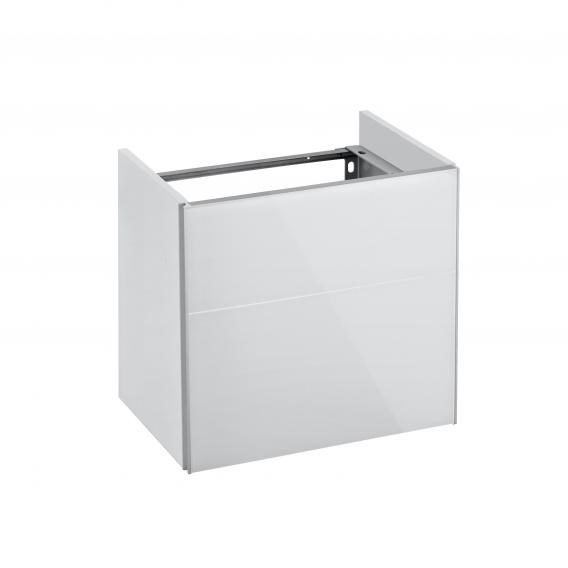 Тумба под умывальник KEUCO Royal Reflex, 34090210001, 496x450x347 мм, к/ф: белый (декорат. глянц. покрытие)/белый (стекло) 34090210001 - фото 201237