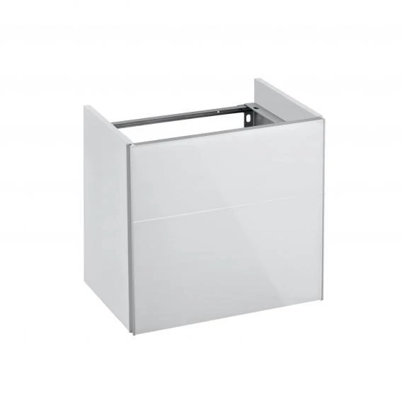 Тумба под умывальник KEUCO Royal Reflex, 34090210001, 496x450x347 мм, к/ф: белый (декорат. глянц. покрытие)/белый (стекло) 34090210001