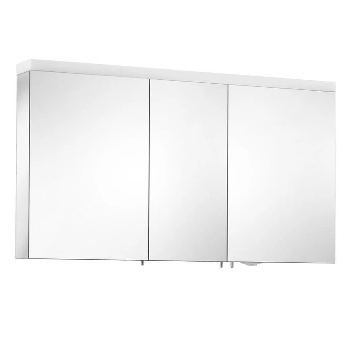 Зеркальный шкаф KEUCO Royal Reflex.2, 24205171301, с подсветкой, 1300х700х150 мм, к.: анодированный серебристый алюминий/зеркало 24205171301