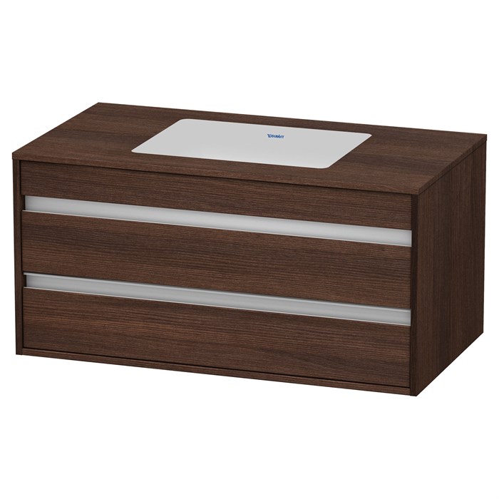 Duravit Ketho Тумбочка для умывальника для консоли, KT685505353, Каштан (темный), 1000x550 KT685505353 - фото 201335