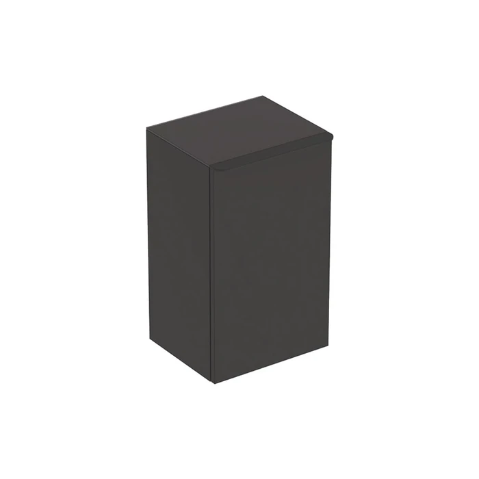 Geberit Smyle Square Боковой шкафчик низкий с одной дверцей правый, темно-серый матовый 500.359.JK.1 500.359.JK.1