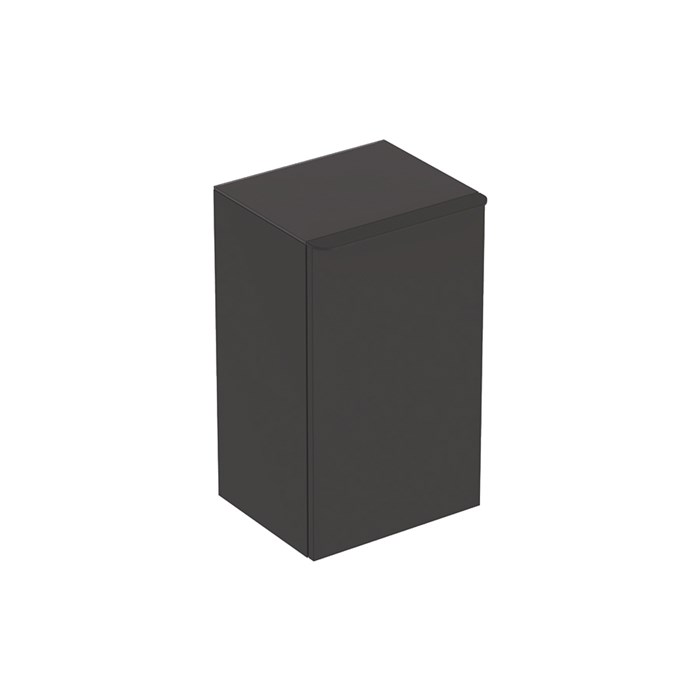 Geberit Smyle Square Боковой шкафчик низкий с одной дверцей левый, темно-серый матовый 500.360.JK.1 500.360.JK.1 - фото 202100