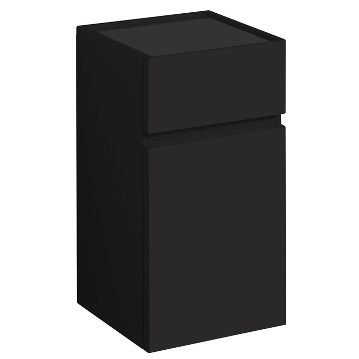 Geberit Renova Plan шкафчик боковой  с дверцей 390х700х360 мм темно-серый матовый 869021000 869021000