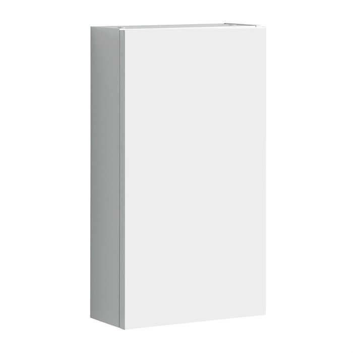 Geberit Renova Plan шкафчик боковой с дверцей  390х700х173 мм белый глянец 869010000 869010000 - фото 202259