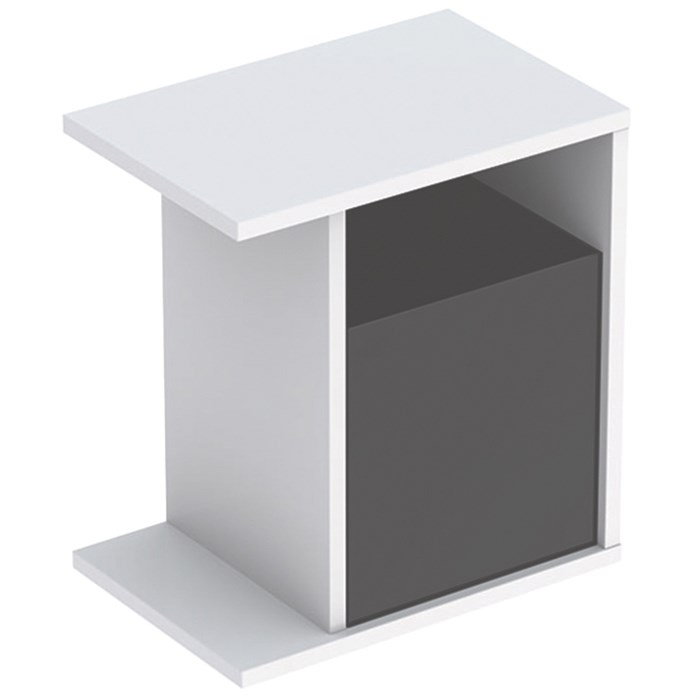 Geberit iCon Боковой шкафчик, 370х400х245 мм, белый глянец 840137000 840137000 - фото 202331