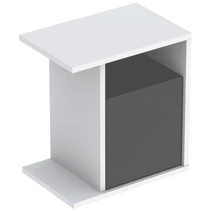 Geberit iCon Боковой шкафчик, 370х400х245 мм, белый глянец 840137000 840137000