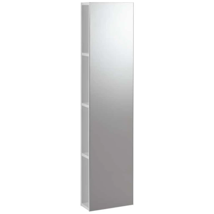 Geberit iCon Шкафчик высокий с полочками и зеркалом, 280х1200х140 мм, белый глянец 840028000 840028000