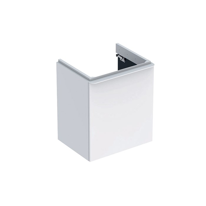 Geberit Smyle Square Шкафчик под раковину с одной дверцей левый, для раковины 55 см, высота 61.7 см, белый глянец 500.366.00.1 500.366.00.1 - фото 202661