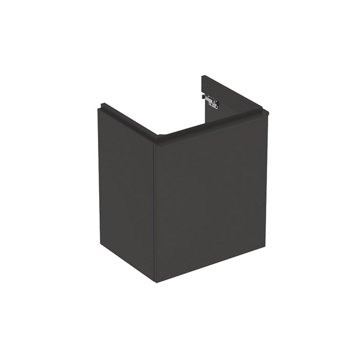 Geberit Smyle Square Шкафчик под раковину с одной дверцей правый, для раковины 55 см, высота 61.7 см, темно-серый матовый 500.365.JK.1 500.365.JK.1 - фото 202679