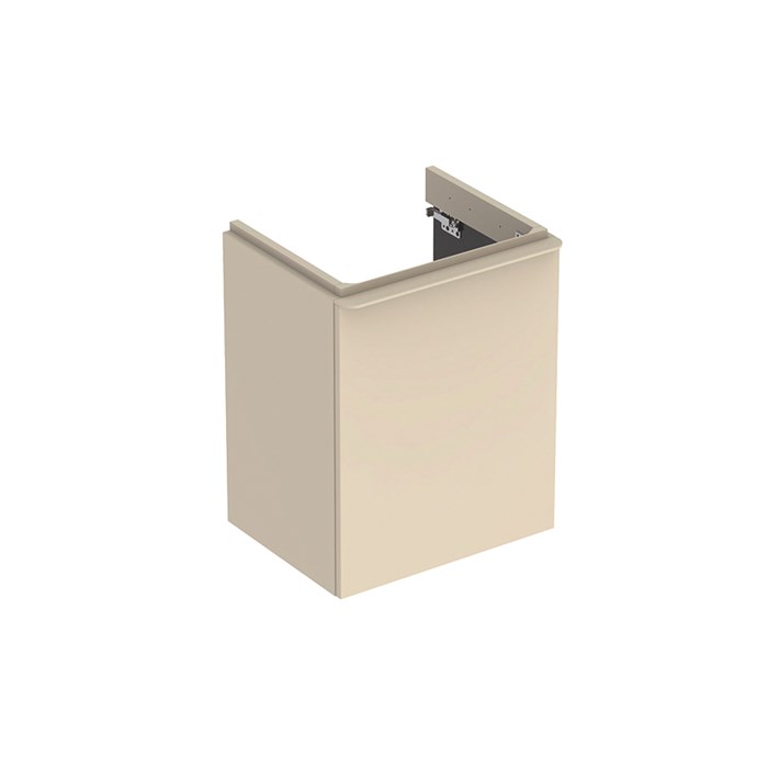 Geberit Smyle Square Шкафчик под раковину с одной дверцей левый, для раковины 50 см, высота 61.7 см, песчаный глянец 500.364.JL.1 500.364.JL.1 - фото 202697
