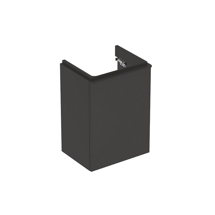 Geberit Smyle Square Шкафчик под раковину с одной дверцей левый, для раковины 45 см, высота 61.7 см, темно-серый матовый 500.351.JK.1 500.351.JK.1 - фото 202883