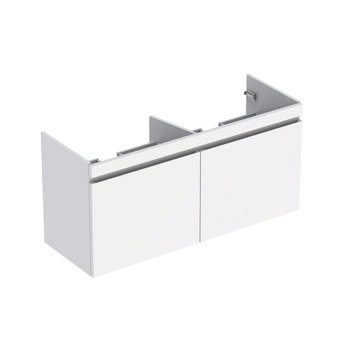 Geberit Renova Plan шкафчик под раковину 1226х586х438 мм белый глянец 869130000 869130000 - фото 203199