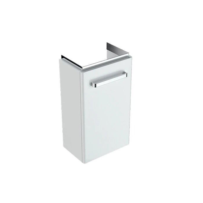Geberit Renova Compact Шкафчик под раковину, 348х604х222 мм, крепление дверей справа/слева, корпус белый матовый, фасад белый глянец 862040000 862040000
