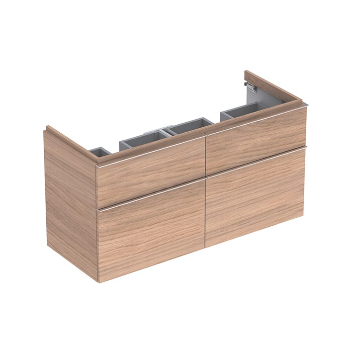 Geberit iCon Шкафчик под раковину двойную 1190x620x477 мм, светлый дуб 841522000 841522000 - фото 203429