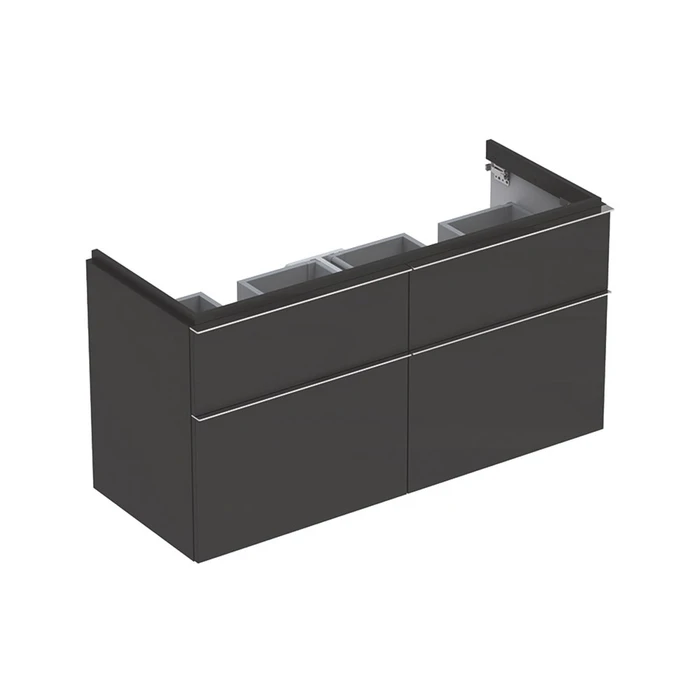 Geberit iCon Шкафчик под раковину двойную 1190x620x477 мм, темно-серый, матовый 841521000 841521000