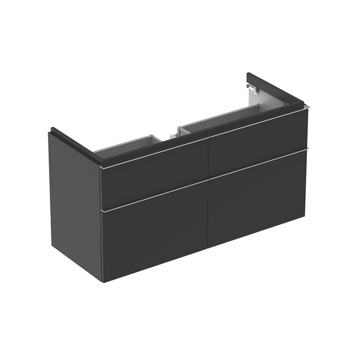 Geberit iCon Шкафчик под раковину 1190x620x477 мм, темно-серый, матовый 841421000 841421000 - фото 203451