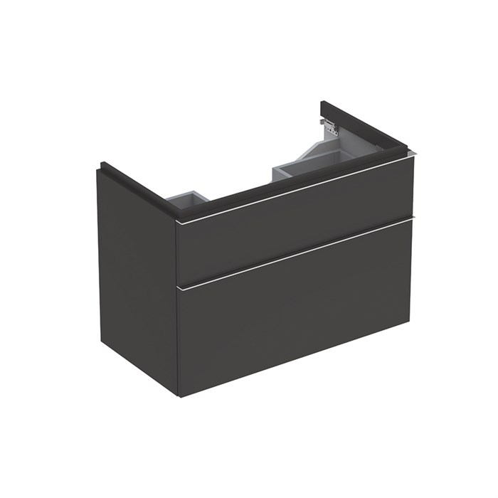 Geberit iCon Шкафчик под раковину 890x620x477 мм, темно-серый, матовый 841391000 841391000 - фото 203469