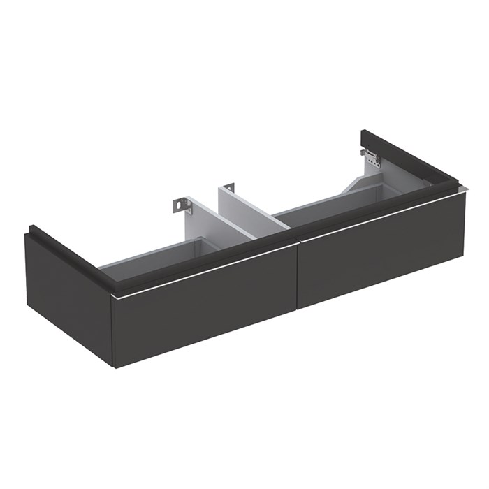 Geberit iCon Шкафчик под раковину 1190x240x477 мм, темно-серый, матовый 841121000 841121000 - фото 203585