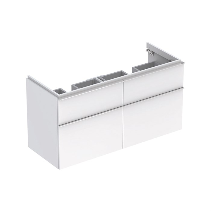 Geberit iCon Шкафчик под раковину двойную 1190x620x477 мм, белый глянец, лак 840520000 840520000 - фото 203600