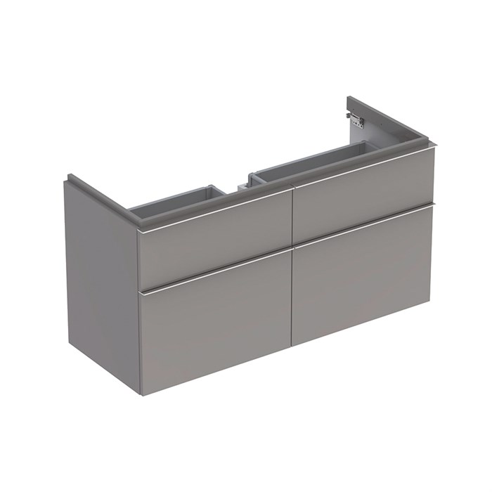 Geberit iCon Шкафчик под раковину 1190x620x477 мм, платина, глянец, лак 840422000 840422000 - фото 203607