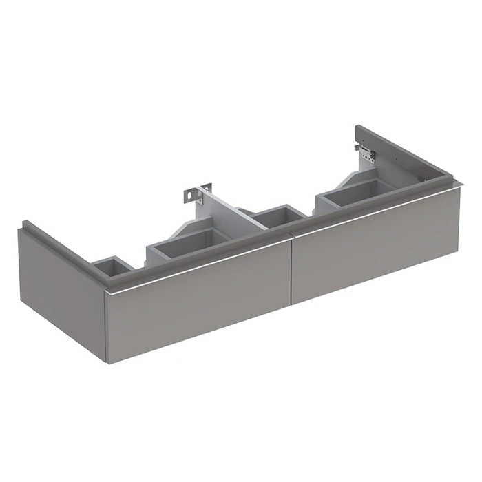 Geberit iCon Шкафчик под раковину двойную 1190x240х477 мм платина, глянец, лак 840222000 840222000