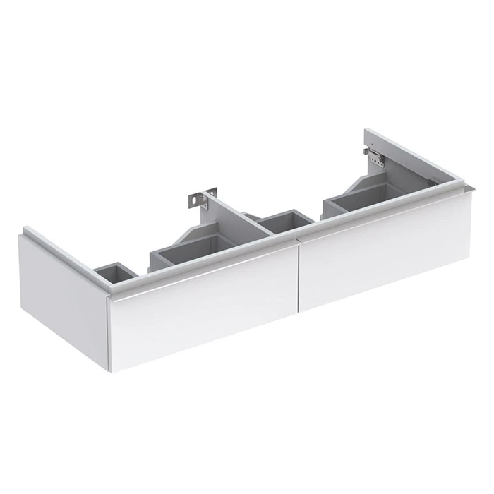 Geberit iCon Шкафчик под раковину двойную 1190x240х477 мм белый глянец, лак 840220000 840220000