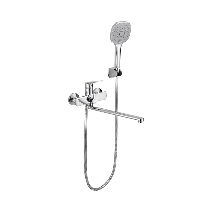 Смеситель для ванны BELZ B533 с аксессуарами, длинный излив (B22533) B22533