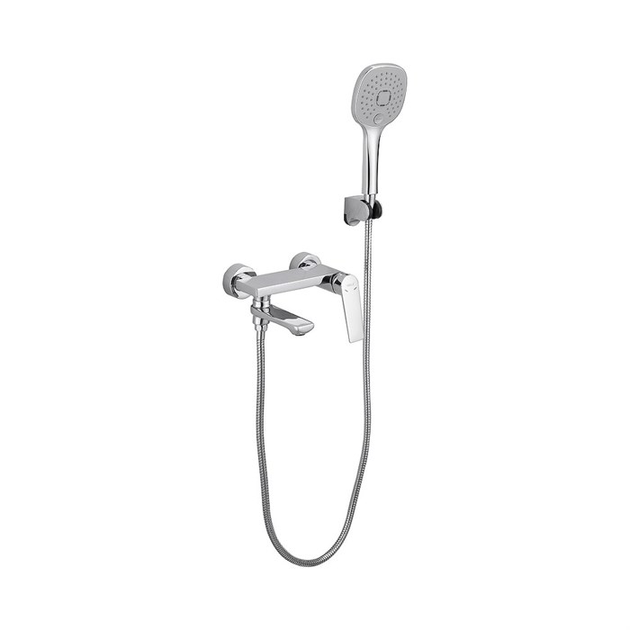 Смеситель для ванны BELZ B533 с аксессуарами, короткий излив (B60533) B60533