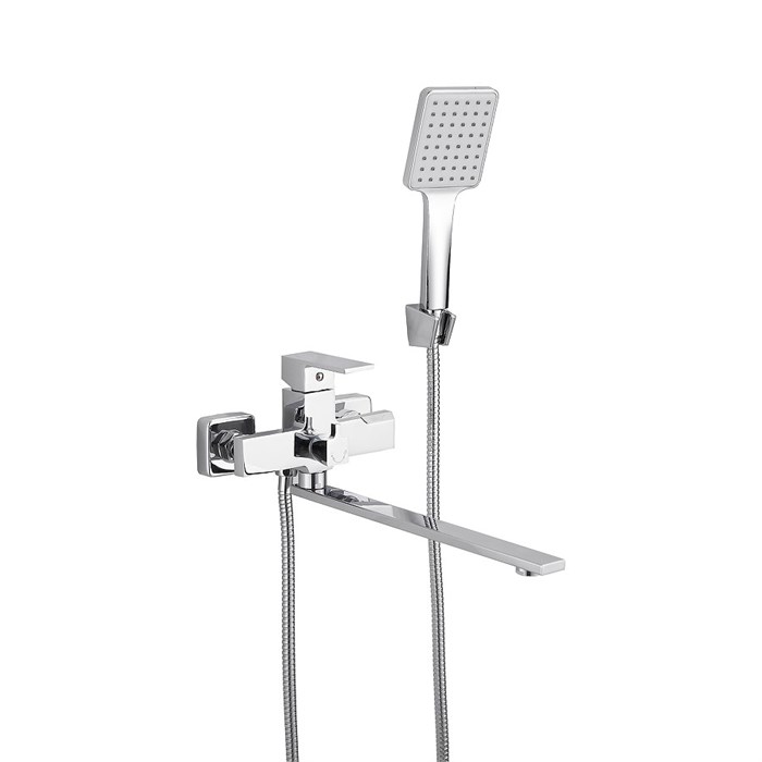 Смеситель для ванны BELZ B613 с аксессуарами, длинный излив (B22613) B22613